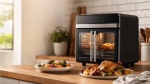 Best french door air fryer cover image showing the solved outcome for the keyword in a practical editorial scene instead of a generic product collage