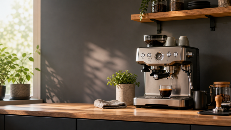 Best home espresso machines cover image showing the solved outcome for the keyword in a practical editorial scene instead of a generic product collage