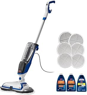 Bissell SpinWave Hard Floor Expert Corded Spin Mop Cleaner, Powerful Electric Floor Cleaner with Washable Pads for Effortless Deep Cleaning on Sealed Floors, 20393