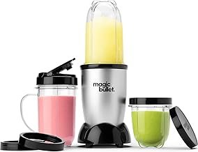Magic Bullet Blender, Small, Silver, 11 Piece Set